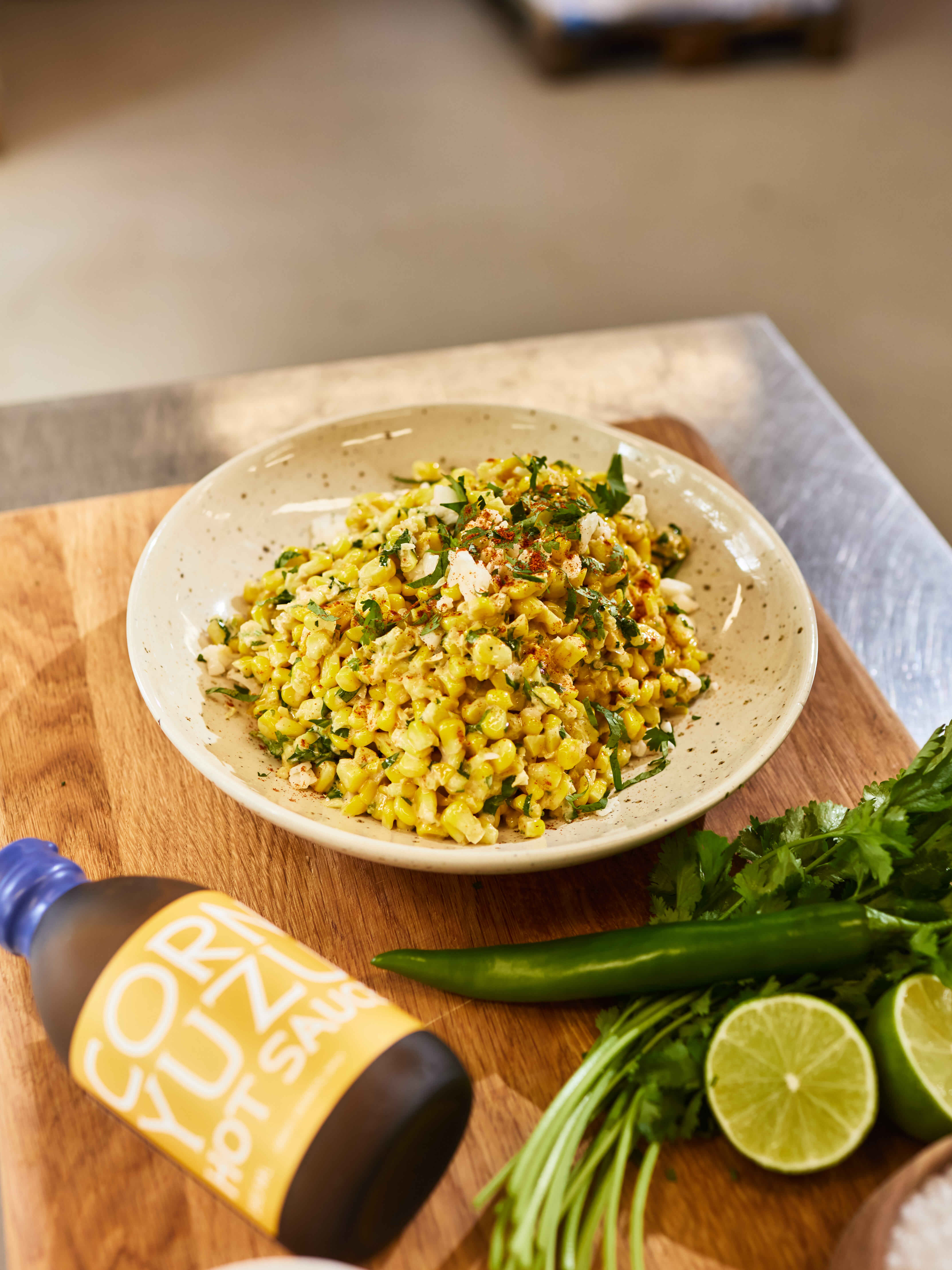 Esquites  with Cotija & Corn Yuzu
