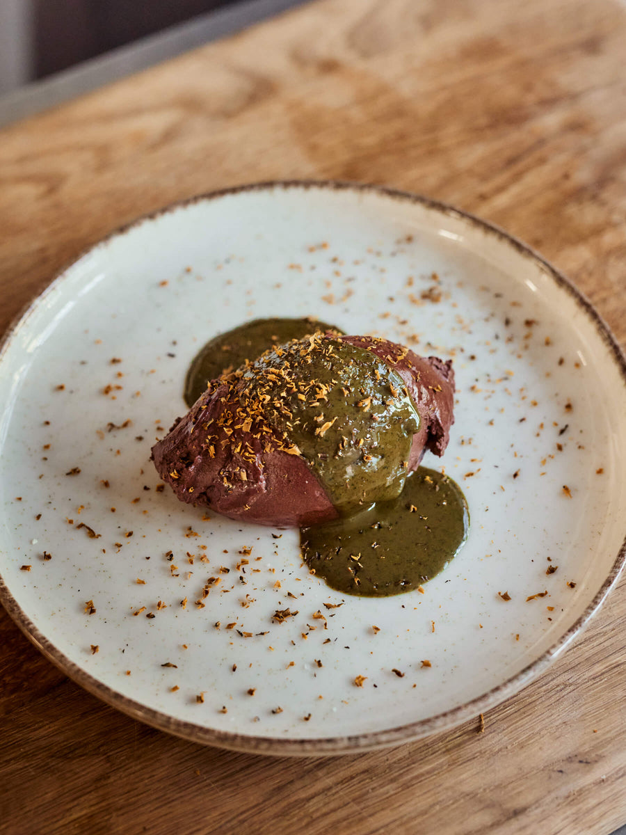 Chocolate Mousse with Praline and Bushi