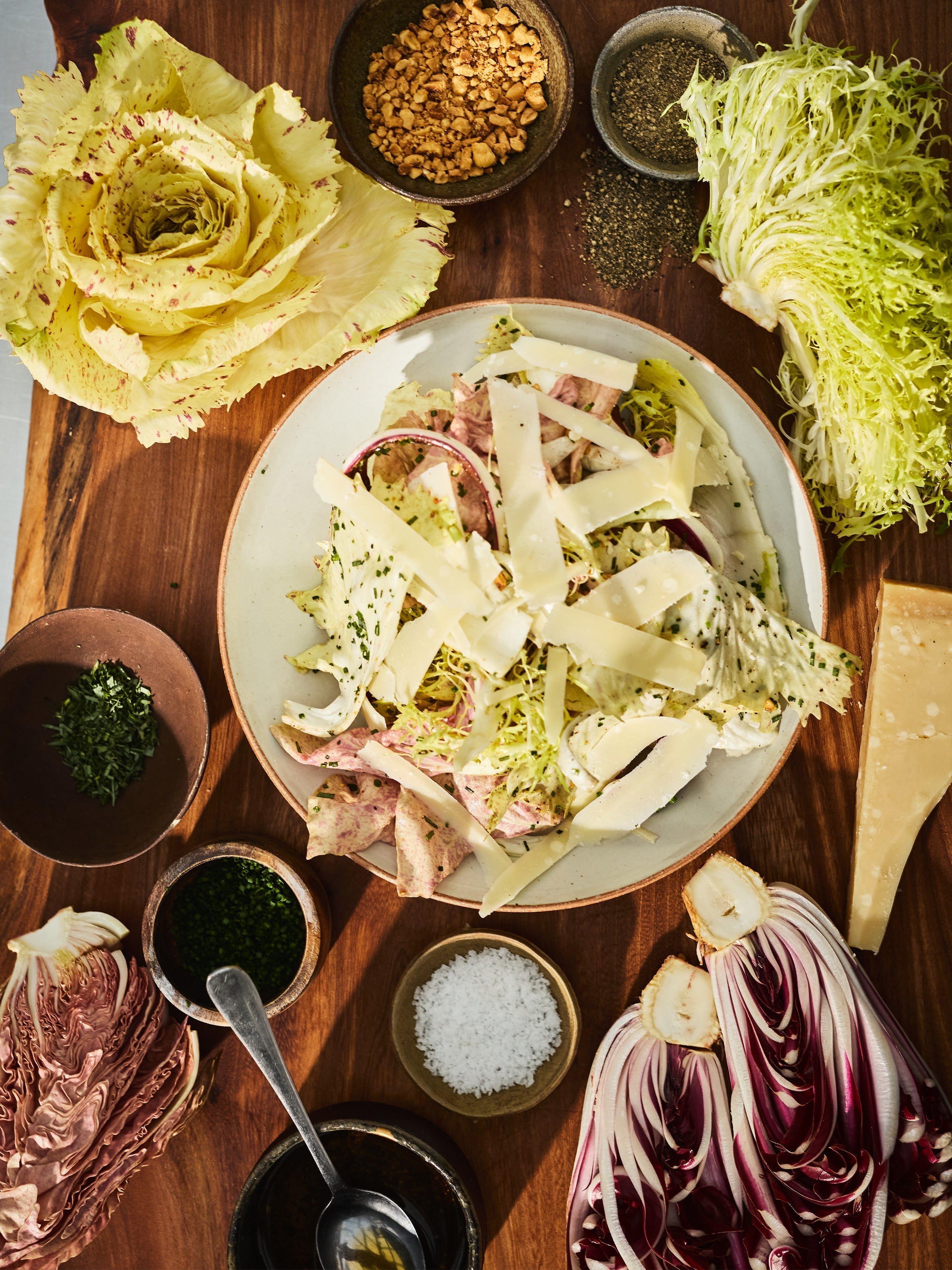 Bitter Greens and Truffle Salad