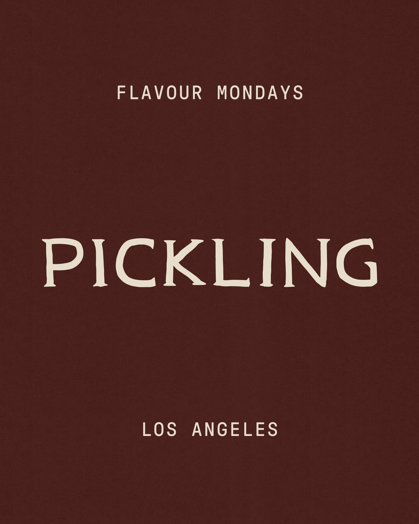 Flavour Mondays: Pickling