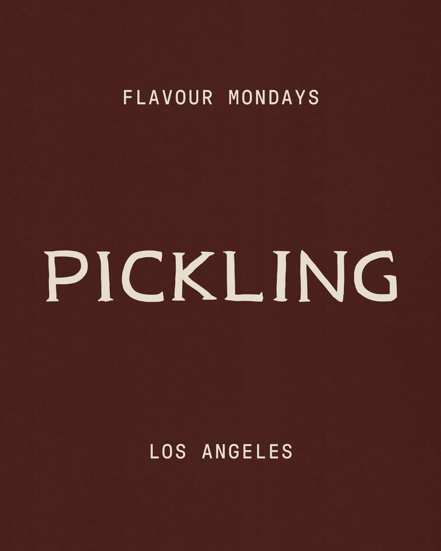 Flavour Mondays: Pickling