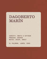 Dagoberto Marín, Filter Roast